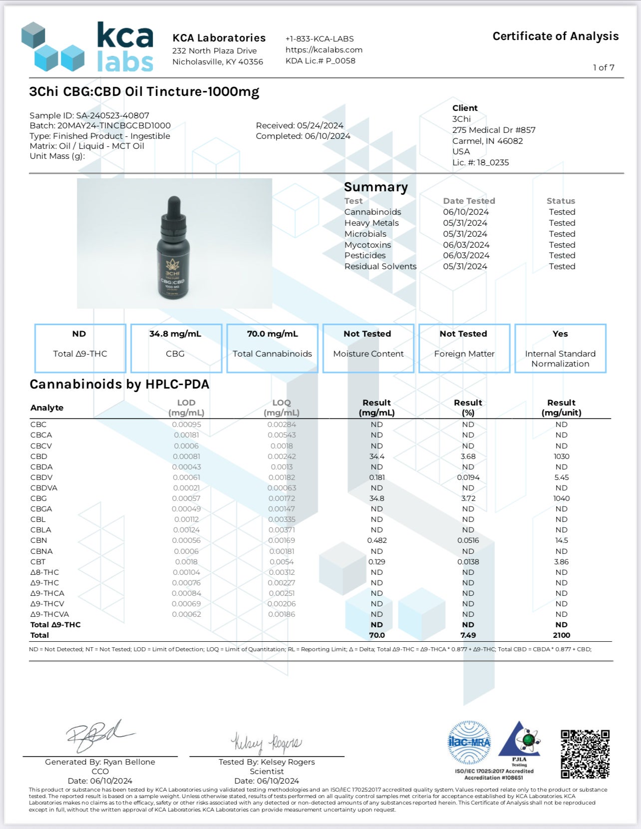 3Chi CBG:CBD Tincture | CBD East Main - Educate, Advocate, Celebrate