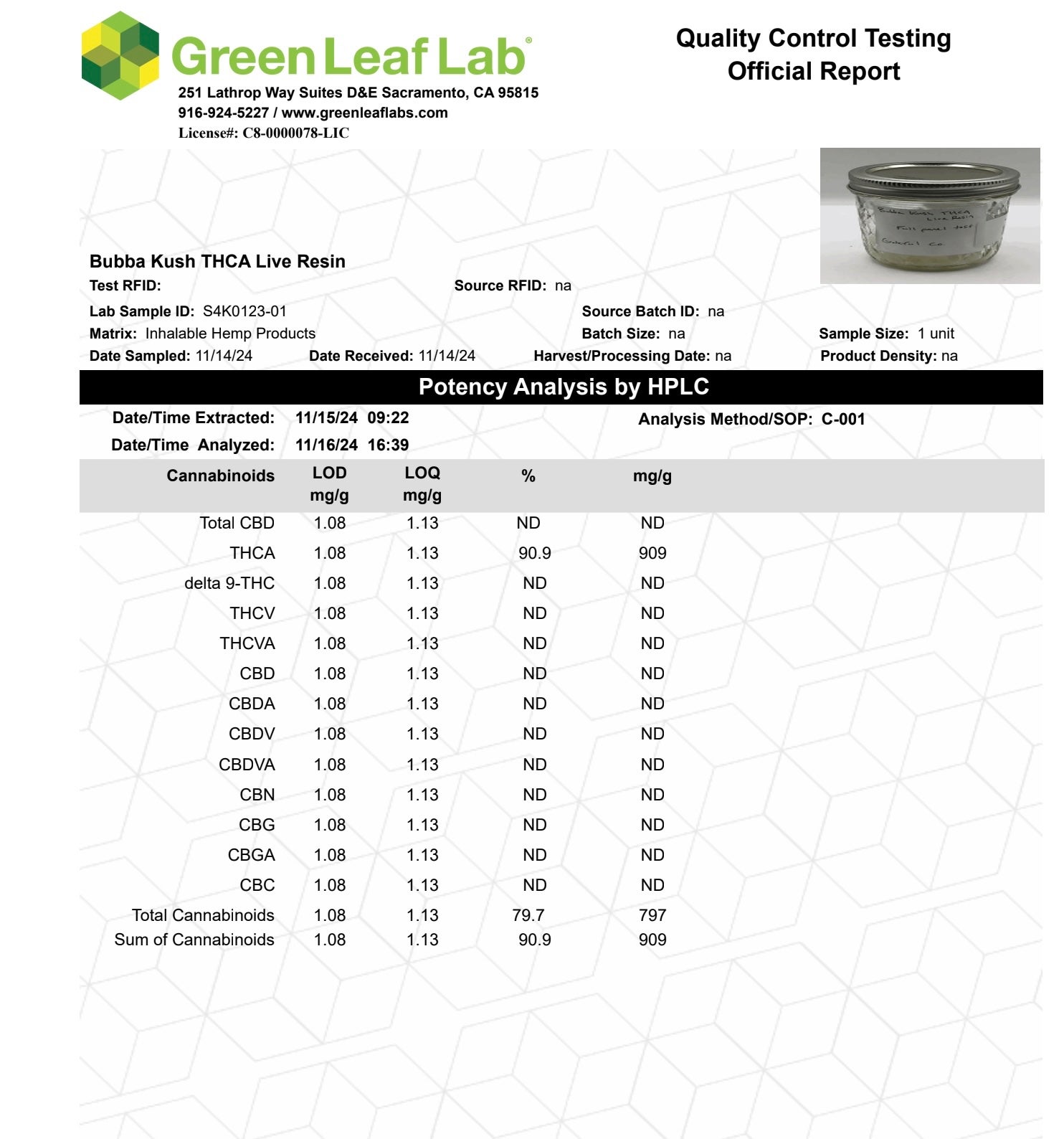 Hemp Hop | THCa | 0.5g Disposable Vape | CBD East Main